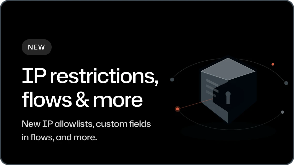 IP restrictions, custom employee fields in flows & more
