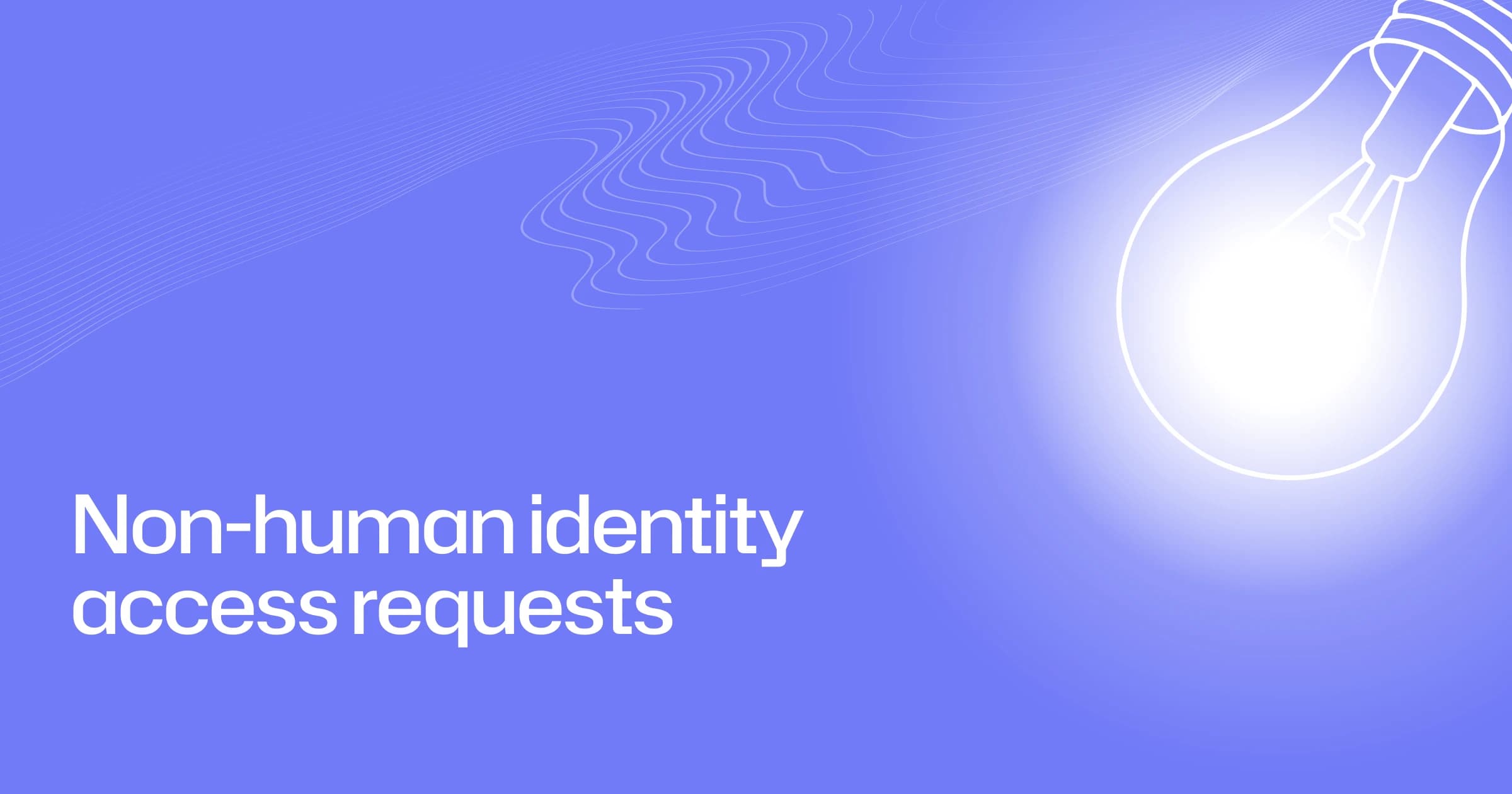 Non-human and multi identity access requests