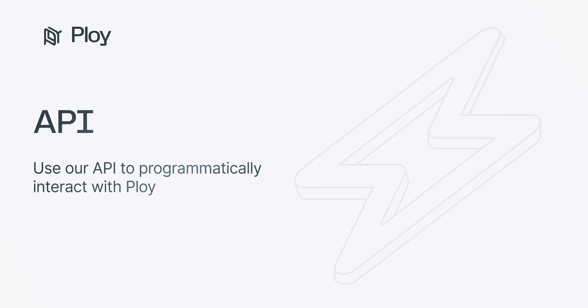 Ploy API v1